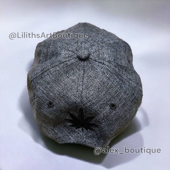 Embroidered Flat-brim Cap Unisex (V002) - Picture 6 of 9